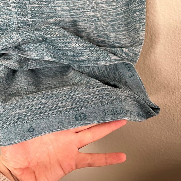 Lululemon Athletica Racerback Swiftly Tank Top Size 6 heather blue - Picture 4 of 8
